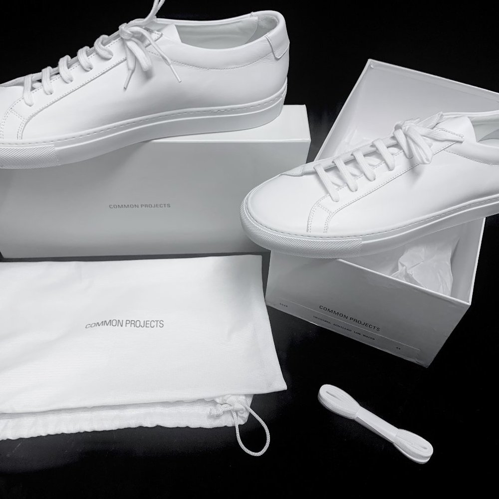 Common Projects Achilles Low White. Size 44. Brand New w Box. Perfect Condition.